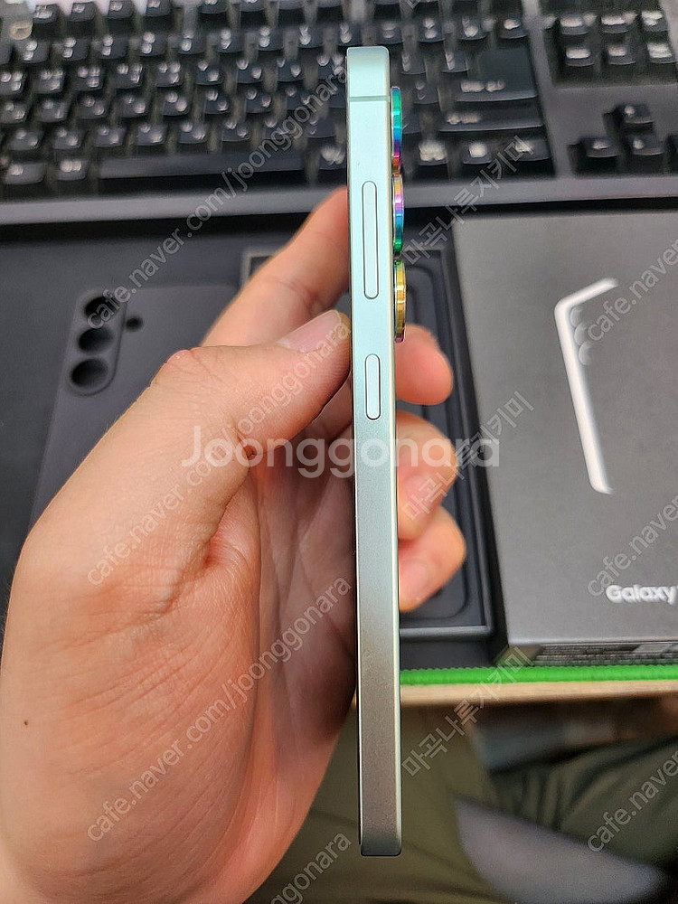 갤럭시S25 민트 256GB 자급제 실사용일주일 중고7...--2